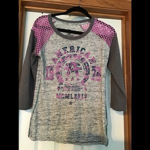 Buckle American fighter long sleeve size large